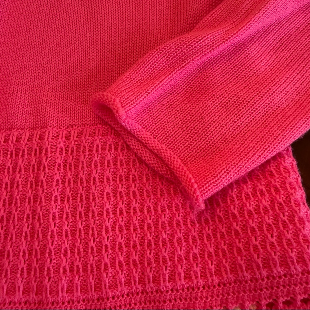 Lilly Pulitzer Noble Fringe Cardigan Deep Prosecco Pink - Picture 14 of 17